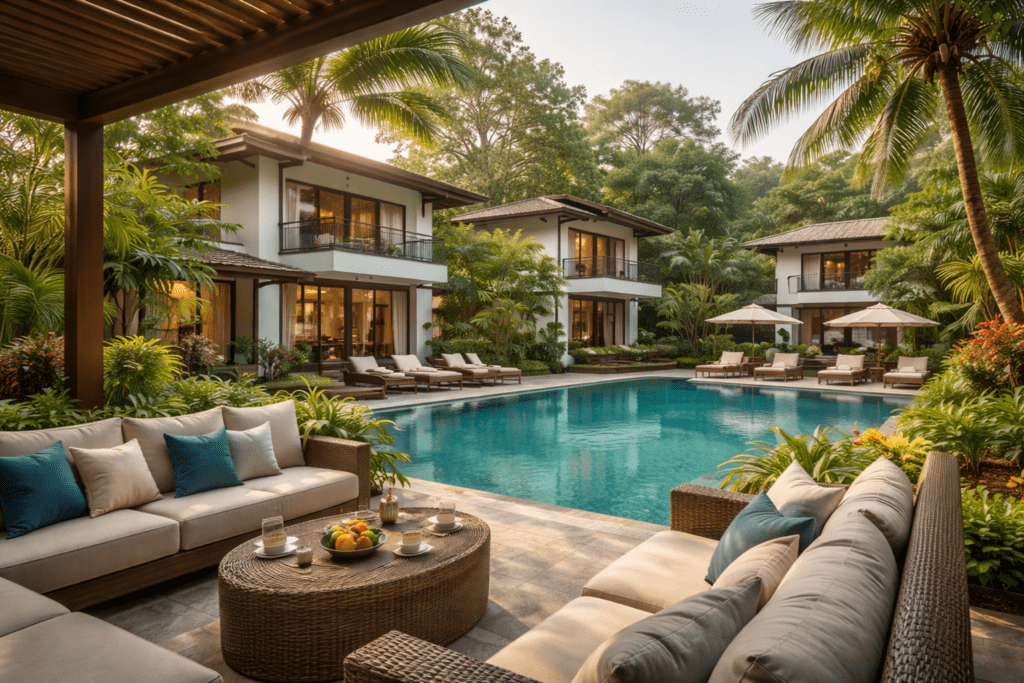 A luxurious rehab facility with high-end amenities, showcasing the premium services offered by top-tier centers in Mumbai.