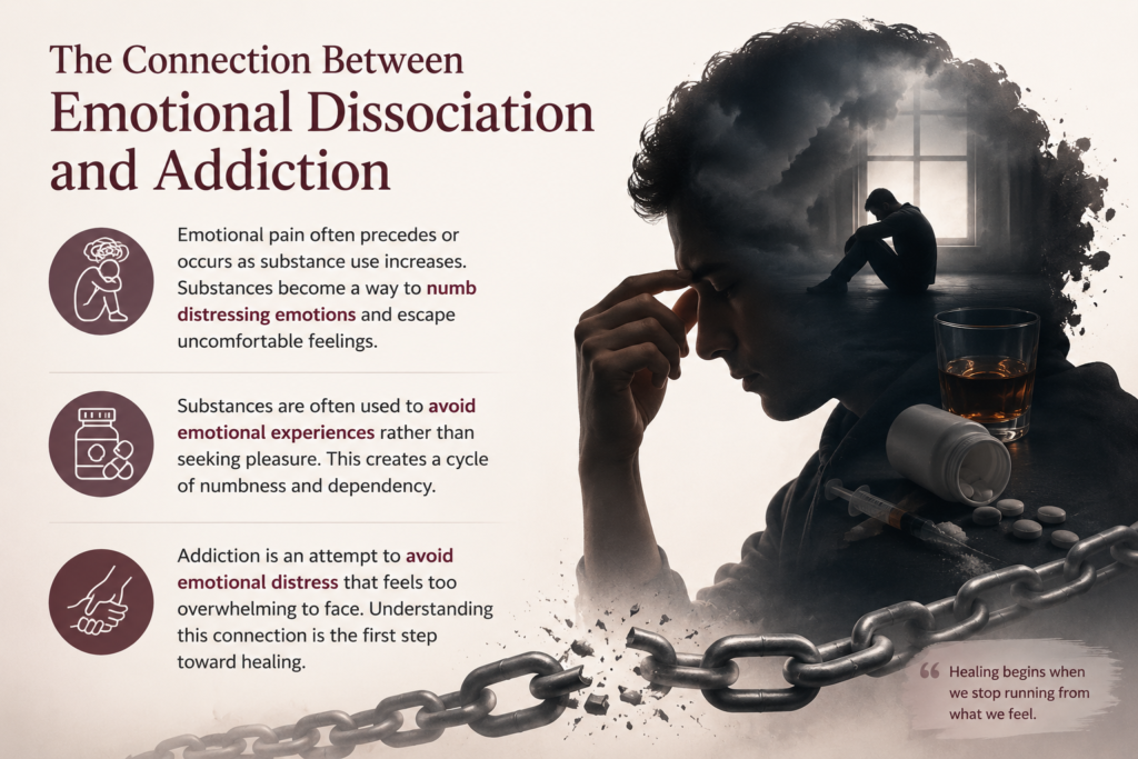 The Connection Between Emotional Dissociation and Addiction