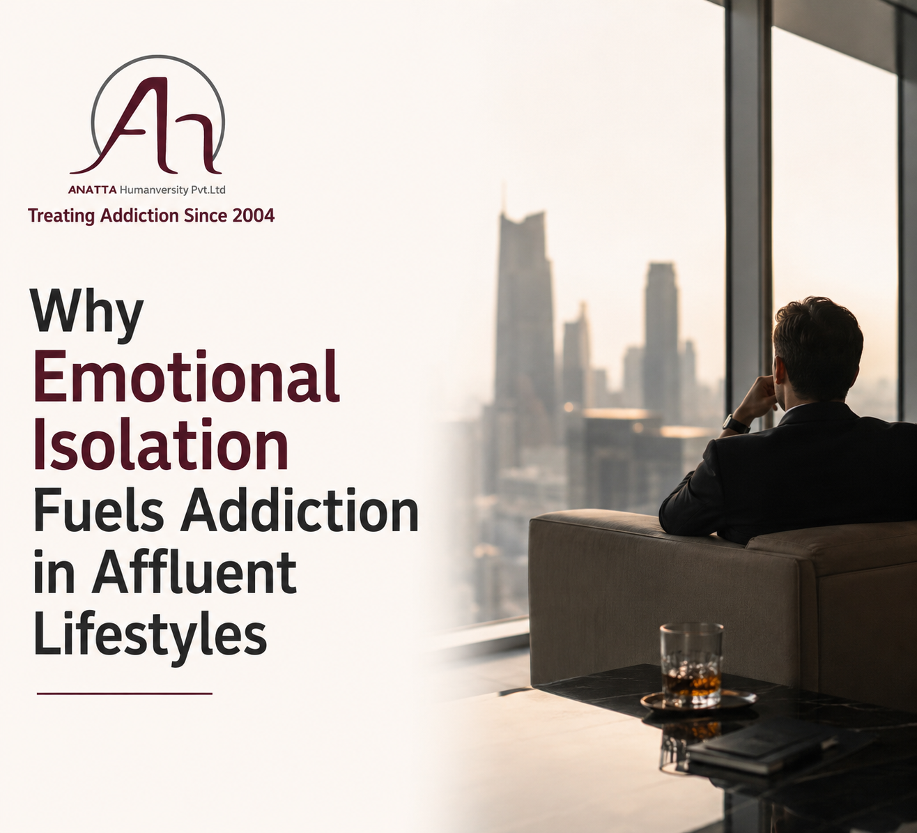 Why Emotional Isolation Fuels Addiction in Affluent Lifestyles